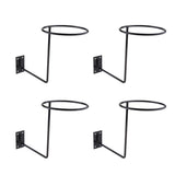 Maxbell 4x Motorcycle Accessories Helmet Holder Hanger Rack Jacket Hook Gifts Black