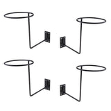 Maxbell 4x Motorcycle Accessories Helmet Holder Hanger Rack Jacket Hook Gifts Black