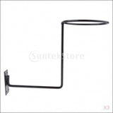 Maxbell 4x Motorcycle Accessories Helmet Holder Hanger Rack Jacket Hook Gifts Black