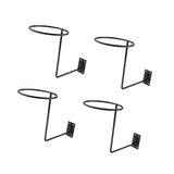Maxbell 4x Motorcycle Accessories Helmet Holder Hanger Rack Jacket Hook Gifts Black