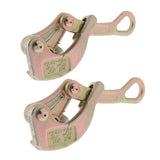 2pcs Insulated Wire Grip Clamp Wire Pulling Tightening Tool 2 Tons Load