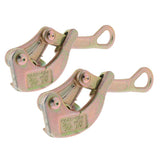 2pcs Insulated Wire Grip Clamp Wire Pulling Tightening Tool 2 Tons Load
