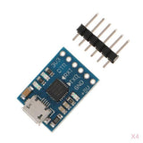 4x CP2102 Module Micro USB2.0 to TTL 6 PIN Serial Port Converter UART STC
