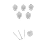 Maxbell 9 Pieces Silicone Resin Measuring Mixing Cup DIY Jewelry Resin Glue Tool Set