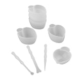Maxbell 9 Pieces Silicone Resin Measuring Mixing Cup DIY Jewelry Resin Glue Tool Set