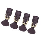 4 Sets Sew on Leather Magnetic Snap Buckles Sewing Fasteners for Bag Coffee