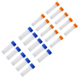 10Pcs 1.5ml + 10Pcs 5ml Plastic Cryovial Test Tube Sample with Screw Cap