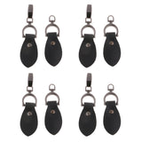 4 Pairs Leather Horn Toggle Buttons Trench Duffle Coat Fasteners