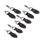 4 Pairs Leather Horn Toggle Buttons Trench Duffle Coat Fasteners