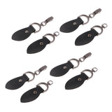 4 Pairs Leather Horn Toggle Buttons Trench Duffle Coat Fasteners
