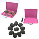 Hot Rock Heating Box Massage Stone Warmer Case Heater + Stones Set US Plug