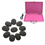 Hot Rock Heating Box Massage Stone Warmer Case Heater + Stones Set US Plug