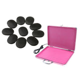 Hot Rock Heating Box Massage Stone Warmer Case Heater + Stones Set US Plug