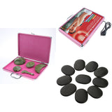 Hot Rock Heating Box Massage Stone Warmer Case Heater + Stones Set US Plug