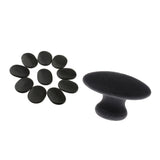 11 Pieces Massage Stone Natural   Basalt Hot Rock for Spa Gua Sha