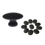 11 Pieces Massage Stone Natural   Basalt Hot Rock for Spa Gua Sha