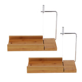 2x Stainless Steel Soap Cutter Soap Making Cutting Tool with Wire Slicer