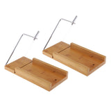 2x Stainless Steel Soap Cutter Soap Making Cutting Tool with Wire Slicer