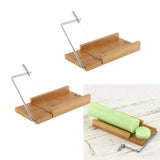 2x Stainless Steel Soap Cutter Soap Making Cutting Tool with Wire Slicer