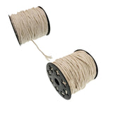 2set Natural Cotton Rope Braided Twisted Cords Twine Crafts Raw White 60/50m