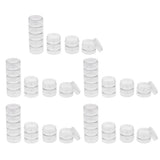 Maxbell 10Pcs 5 Layers Stackable Interlocking Screw Containers Storage Box 95x36mm