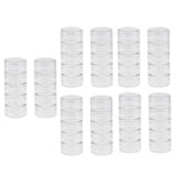 Maxbell 10Pcs 5 Layers Stackable Interlocking Screw Containers Storage Box 95x36mm