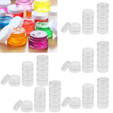 Maxbell 10Pcs 5 Layers Stackable Interlocking Screw Containers Storage Box 95x36mm