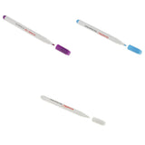 2Pcs Water Soluble Pens ( Blue White) + 1Pcs Air Erasable Pen Purple