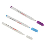 2Pcs Water Soluble Pens ( Blue White) + 1Pcs Air Erasable Pen Purple