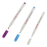 2Pcs Water Soluble Pens ( Blue White) + 1Pcs Air Erasable Pen Purple