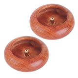 2pcs Wooden Incense Holder Stick Burner Retro Incense Censer Home Decor