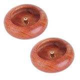 2pcs Wooden Incense Holder Stick Burner Retro Incense Censer Home Decor