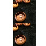 2pcs Wooden Incense Holder Stick Burner Retro Incense Censer Home Decor