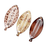 3Pcs Hair Claw Tail Fish Clip Comb Hairclip Grips Clamp Ladies Accessories