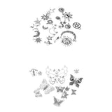 Sun Moon Star Insect Charm Pendant for DIY Necklace Bracelet Jewelry Making