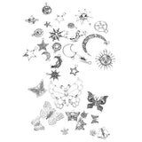Sun Moon Star Insect Charm Pendant for DIY Necklace Bracelet Jewelry Making