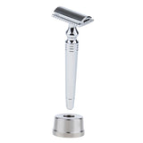 Men's Double Edge Safety Shaving Razor Alloy Classic Manual Shaver Base Set