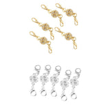 10 Pieces Crystal Round 8mm Ball Lobster Clasp Hook Magnetic Jewelry Making