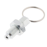 2Pcs Stainless Steel Non Lock-Out Indexing Plunger with Pull Ring M12