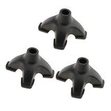 3pcs Anti-skid Shock Absorb Walking Stick End Crutch Cane Rubber Tips 19mm