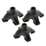 3pcs Anti-skid Shock Absorb Walking Stick End Crutch Cane Rubber Tips 19mm
