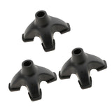 3pcs Anti-skid Shock Absorb Walking Stick End Crutch Cane Rubber Tips 19mm