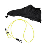 Spray Skirt Kayak Cockpit Deck Cover Sprayskirt and Paddle Leash Rod Lanyard