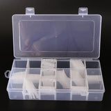 2 Pieces 18 Grids Embroidery Floss Organizer Box + 240 Plastic Floss Bobbins