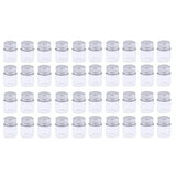 40X Empty Refillable Cosmetic Container Bottle Round Glass Jar Cannings 5ml