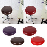 Pack 4- Home Bar Stool Covers PU Leather Round Chair Seat Cushions Sleeves