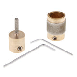 2 Pack Golden Stained Glass Grinder Head Bit Diamond Grinding Wheel for Tile