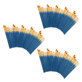 150 Piece Wood Nylon Hair Painting Brush for Watercolor Acrylic Oil Painting