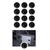 12Pieces Nylon 2" Flush Pull Slam Latch for Boat Marine Deck Hatch 1/2" Door