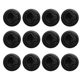 12Pieces Nylon 2" Flush Pull Slam Latch for Boat Marine Deck Hatch 1/2" Door